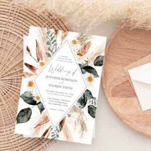 boho copper pampas grass beige floral wedding invitation r vshtr9 1000.jpg