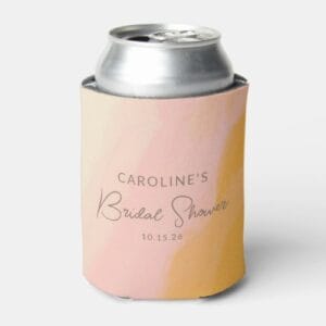 boho_pink_yellow_script_custom_bridal_shower_can_cooler-rea0f931d03044617a54c385b15d96f07_zl1aq_500.jpg Boho Pink Yellow Script Custom Bridal Shower Can Cooler