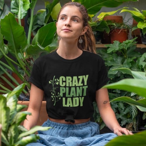 crazy_plant_lady_t_shirt-r_v4n0fd_500.jpg Crazy Plant Lady T-Shirt