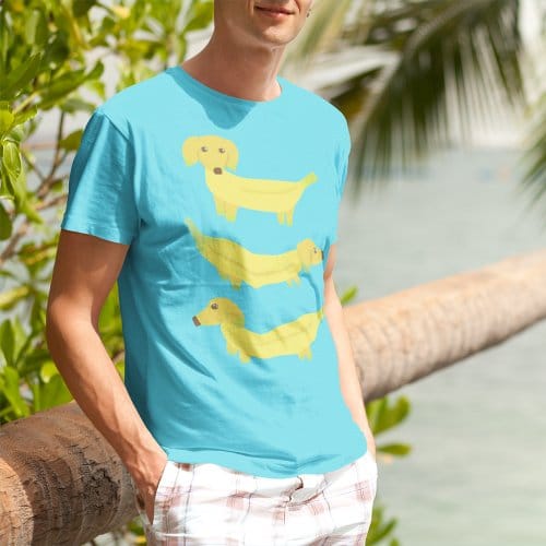 cute_yellow_banana_dogs_graphic_t_shirt-r_vc123g_500.jpg Cute Yellow Banana Dogs Graphic T-Shirt