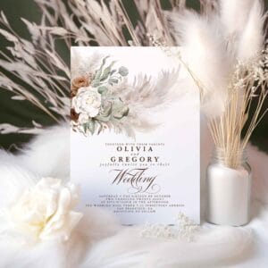 earthy flowers and pampas grass bohemian wedding invitation r v4nrld 1000.jpg