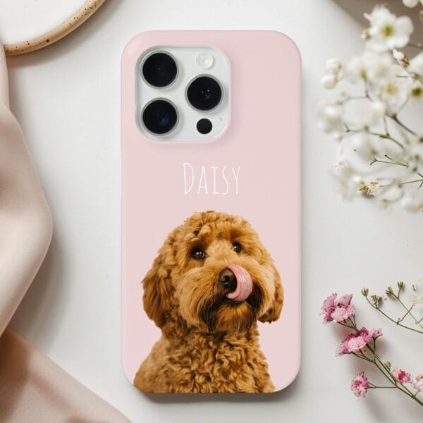 personalized pastel pink phone case with dog photo r wqksrx 1000.jpg