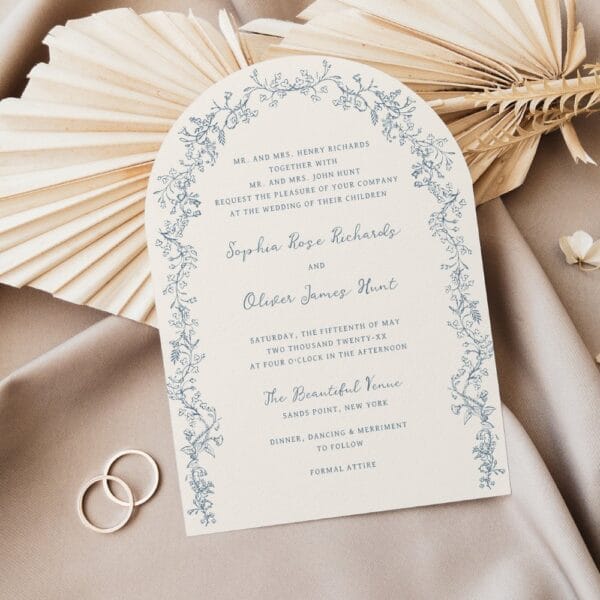 rustic vintage floral line art arch wedding invitation r i38ena 1000.jpg
