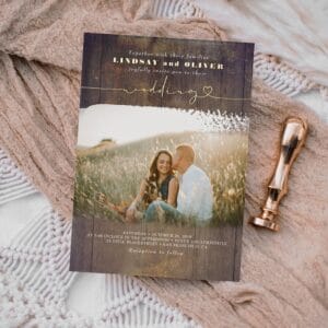rustic wood country wedding photo foil invitation r v4nzko 1000.jpg
