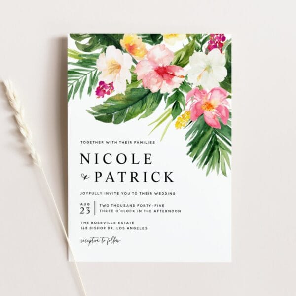 watercolor tropical flowers and greenery wedding invitation r v4ny6p 1000.jpg watercolor tropical flowers and greenery wedding invitation r v4ny6p 1000.jpg